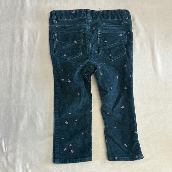 GAP Blue and Pink Corduroy pants with Star Pattern - Picture 3 of 4